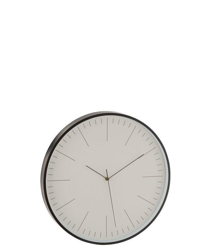 Horloge Gerbert Aluminium Noir image number 0