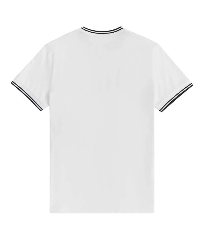 Fred Perry Basis Wit T-Shirt image number 1