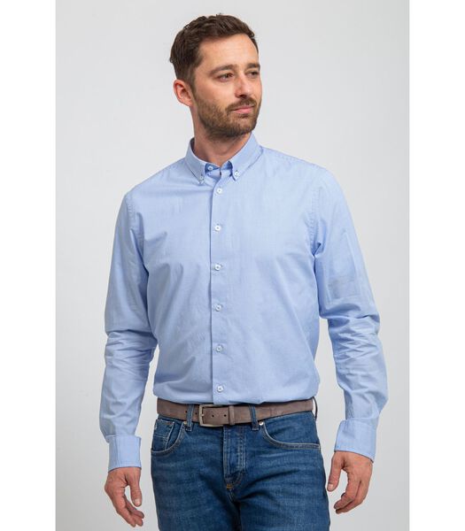 Suitable Overhemd Vichy Ruit Lichtblauw