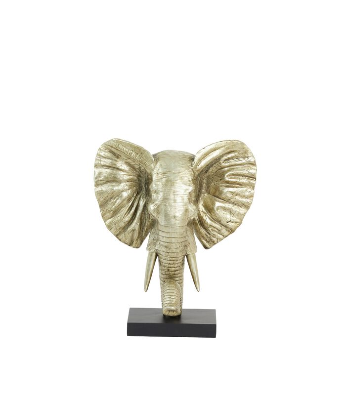 Ornament Elephant - Goud - 30x15x35.5cm image number 0