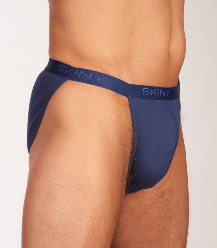 Slip 2 pack Every Day In Cotton Rib Tanga Briefs image number 3