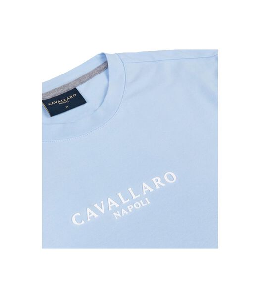 Cavallaro Mandrio T-Shirt Logo Bleu Clair