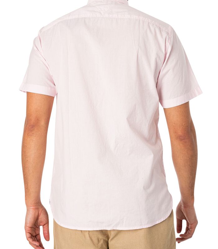 Flex Poplin Regular Overhemd Met Korte Mouwen image number 2