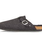 Chaussons Mules Homme Gris Chiné Liège image number 2