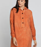 Robe chemise en tencel orange image number 0