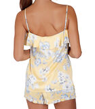 Pyjamashort tanktop Sunny Spring geel image number 1