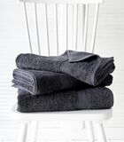 3 serviettes de bains Hélène ebony image number 3