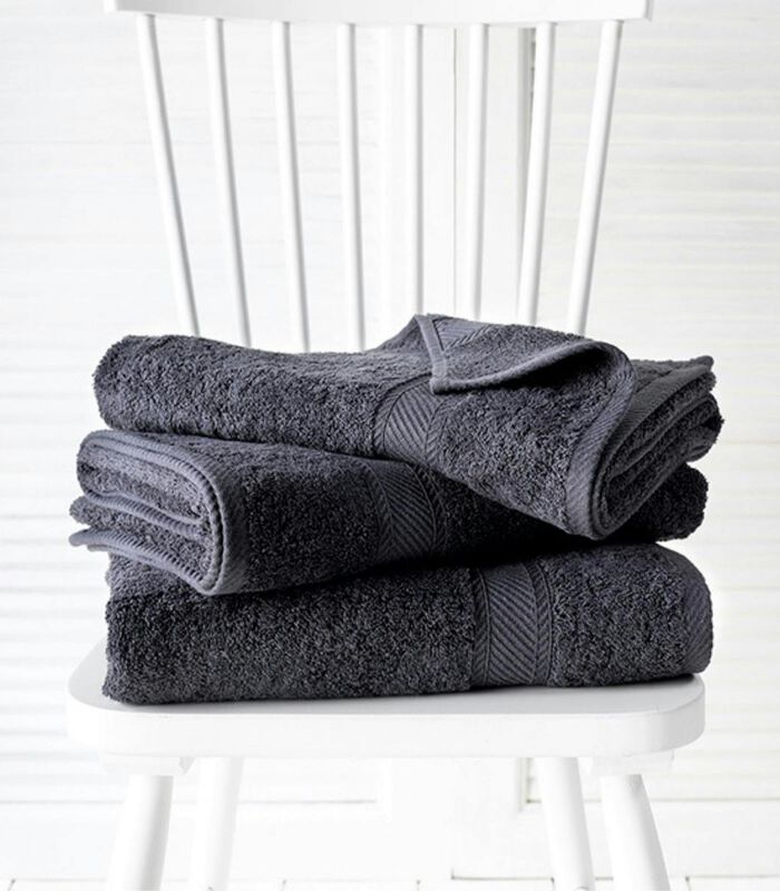 3 serviettes de bains Hélène ebony image number 3