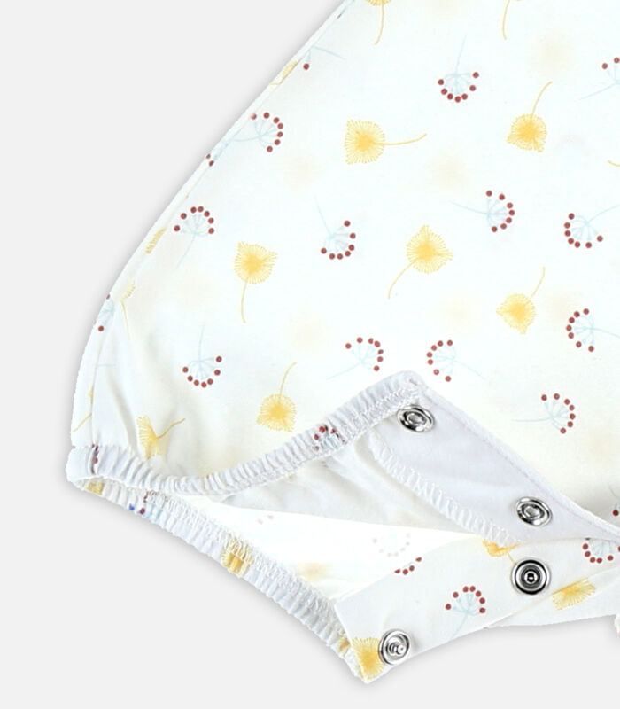 Pyjama combishort à imprimés en coton BIO, image number 4