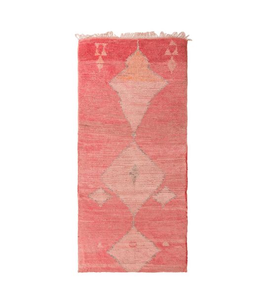 Marokkaans berber tapijt pure wol 215 x 103 cm