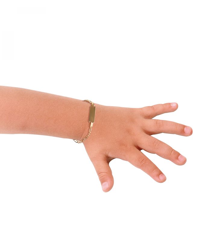 B-BABY Armband Geelgoud image number 1