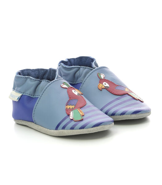 Chaussons Cuir Robeez Macao Parrot