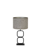 Lampe de table Lutika/Saverna - Noir/Beige - Ø30x67cm image number 0