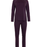 Pyjama indoor outfit broek top lange mouwen Ivette image number 2