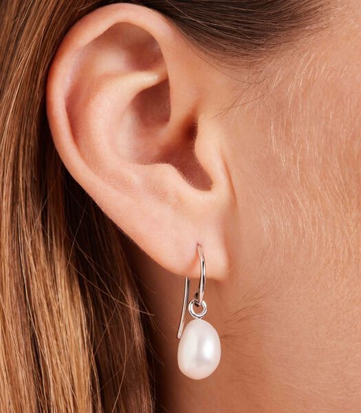Femmes - Pendentif d'oreille avec placage - Perle