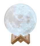 FEERIQUE - Lampe veilleuse à poser pleine lune 12cm image number 0