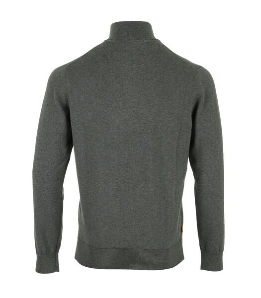 Pull LS Williams River Cotton YD 1/4 Zip Sweater Regular