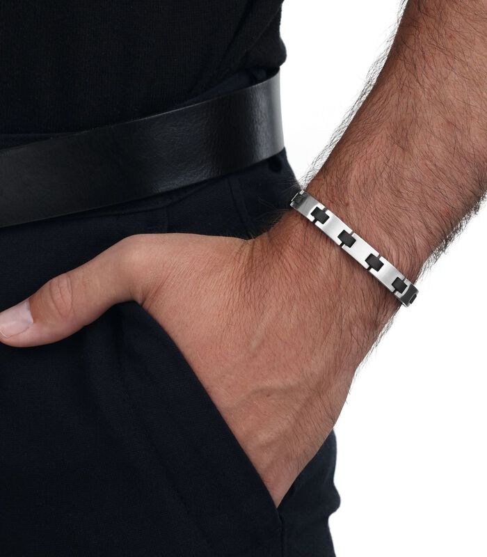Armband voor mannen, roestvrij staal image number 1