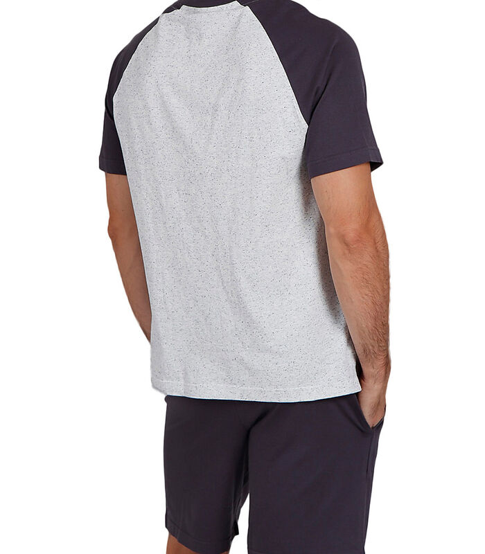 Pyjama short t-shirt Authentic Wear gris image number 1