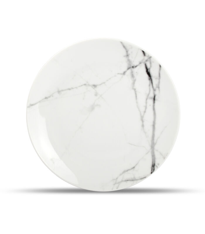 Plat bord 19cm marble Stone - set/4 image number 0