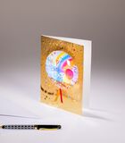 Dubbele kaart - Happy Birthday regenboog, ballonnen image number 0