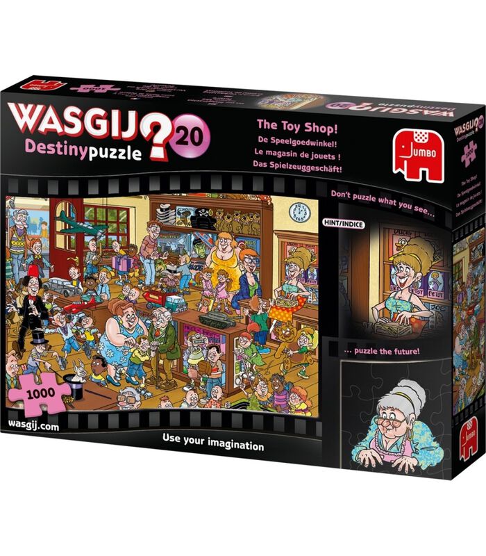 puzzel Wasgij Destiny 20 INT - De Speelgoedwinkel - 1000 stukjes image number 1