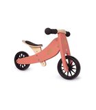 2-in-1 houten loopfiets & driewieler vanaf 1 jaar Tiny Tot - Roze image number 1