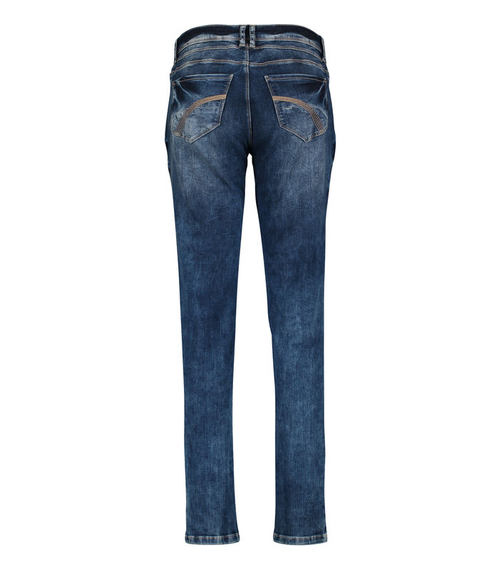 Modern fit jeans met wassing image number 3