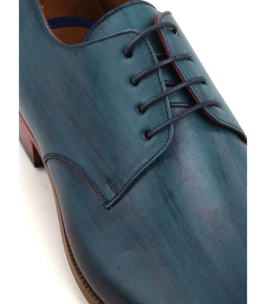 Suitable Shoe Leather Blue