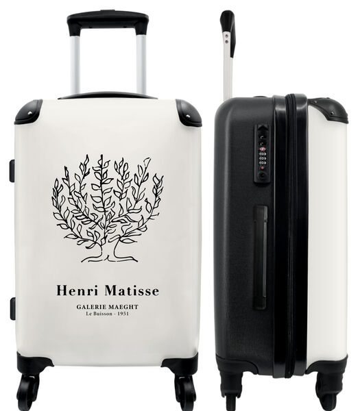 Bagage à main Valise avec 4 roues et serrure TSA (Matisse - Arbre - Art - Nature - Maîtres anciens)