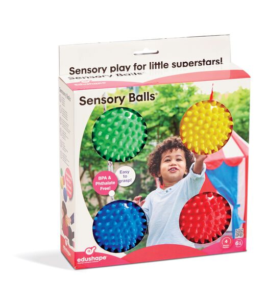 Ensemble de balles sensorielles pour bébé de 4 - 10cm