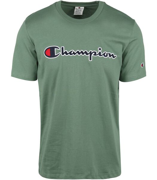 Champion T-Shirt Script Logo Vert