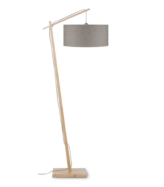 Lampadaire Andes - Bambou/Taupe - 72x47x176cm