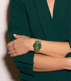 Nicky Dames Horloge - Goud Groen - 36mm image number 1