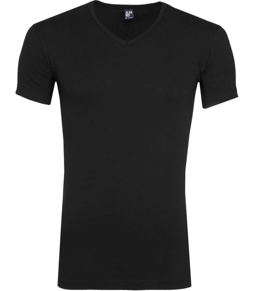Alan Red T-Shirt Oklahoma Stretch Noir (Lot de 2)