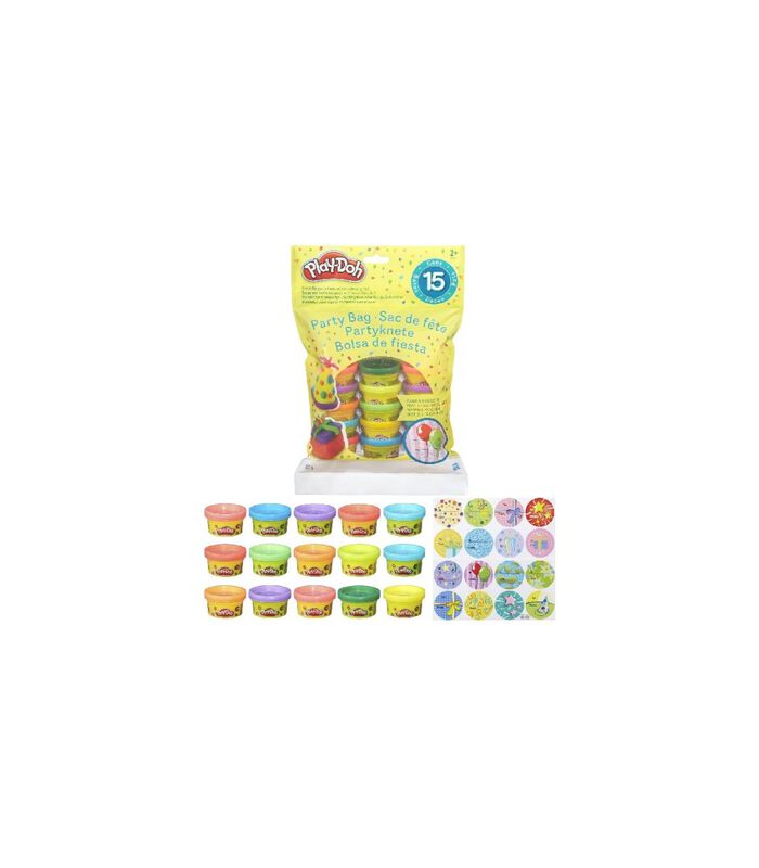 Set de pâte à modeler pour enfants Play-Doh Party Bag - 15 x 28 grammes image number 0