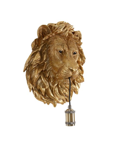 Applique Lion - Bronze - 33.5x19x40.5cm