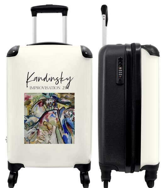 Ruimbagage koffer met 4 wielen en TSA slot (Kunst - Kandinsky - Compositie - Kleuren)