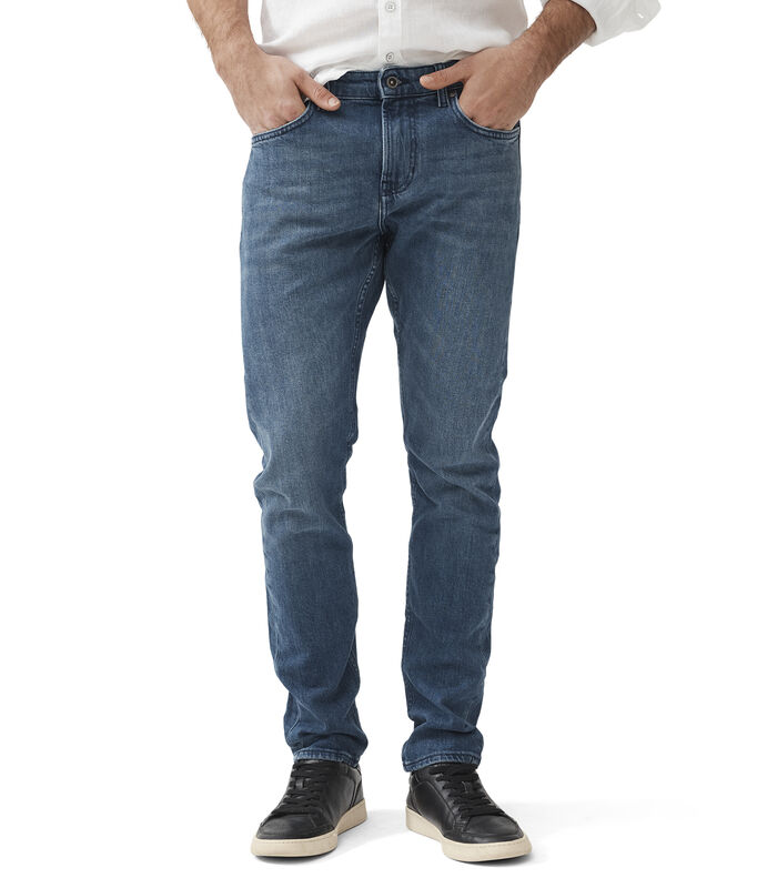 Jeans slim en denim Italiaanse Oaro image number 0
