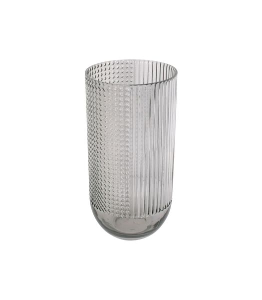 Vase Attract - Gris foncé - Ø15x30cm