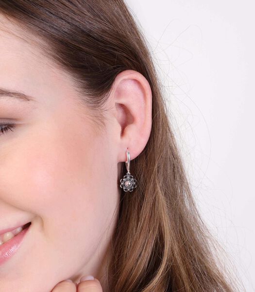 Femmes - Boucle d'oreille avec placage - Sans pierre