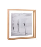 SQUARE FLOATING Box 32 x 32 licht hout image number 0