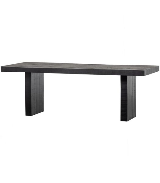 Balk Table À Manger Bois Noir 220X90cm