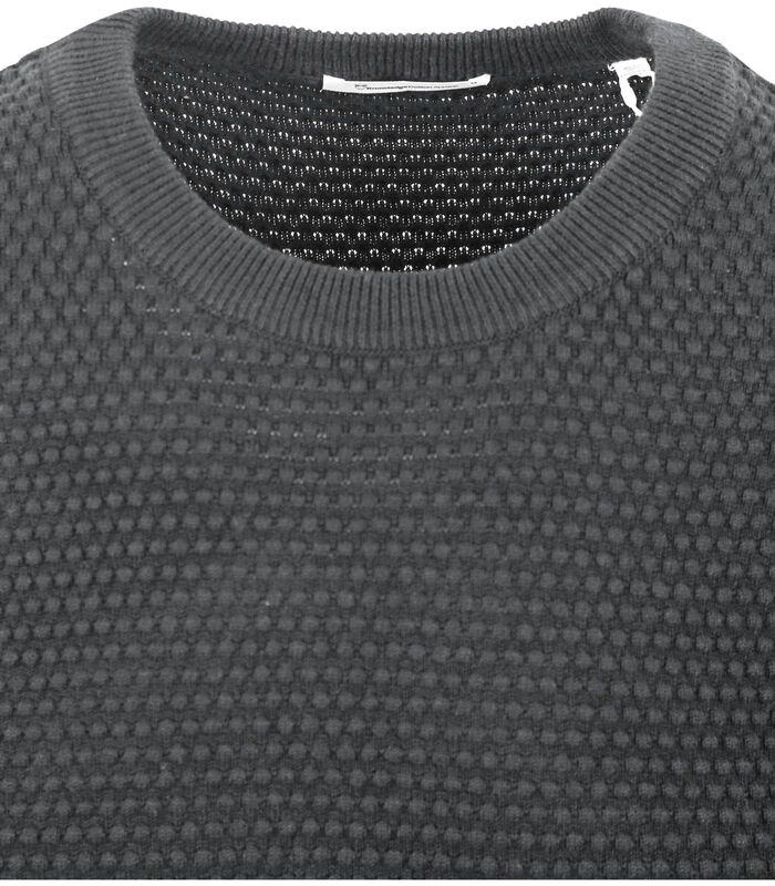 ConnaissancesCotton Apparel Sweater Vagn Anthracite image number 2
