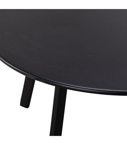 Table Basse - Métal - Noir - 40x70x70  - Fer