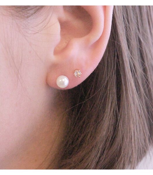 Boucles d'oreilles Full Moon Pearl - Perle d’imitation
