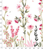 MAGENTA - Papier peint panoramique - Champs de fleurs (gauche) image number 2
