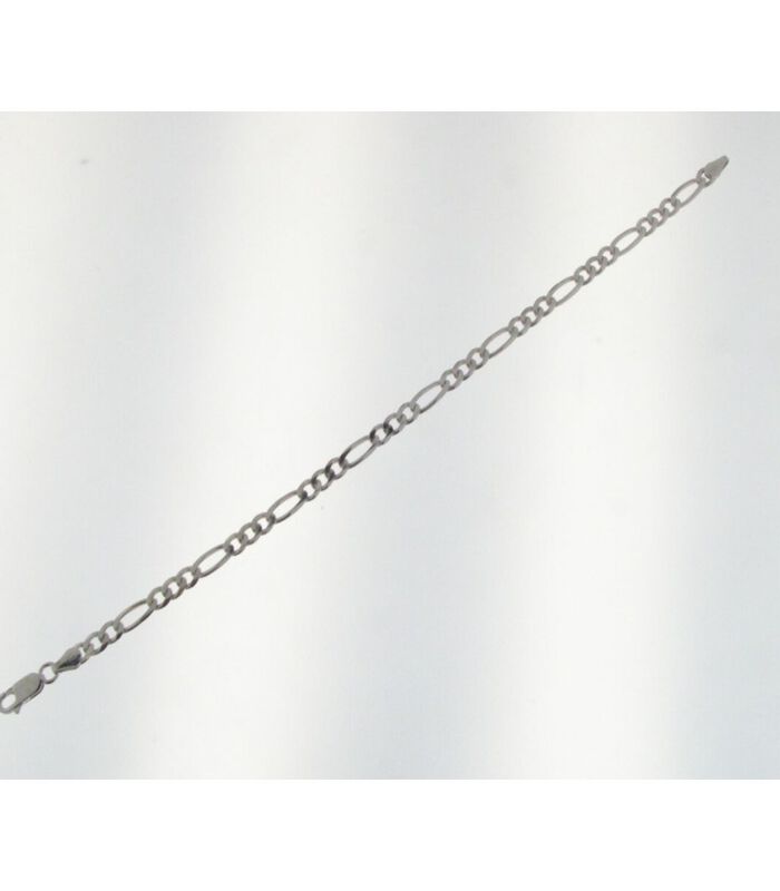 B-CLASSIC Rhodium zilveren armband image number 0