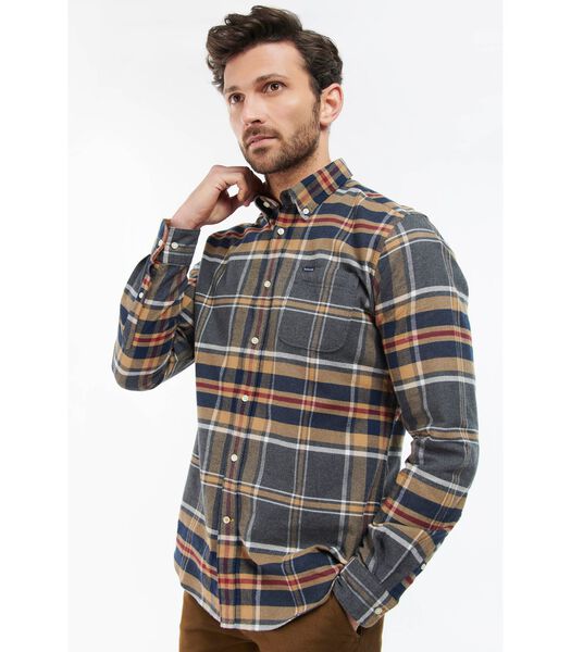 Barbour Chemise Crossfell Carreaux Multicolore