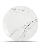Plat bord 26,5cm marble Stone - set/4 image number 0